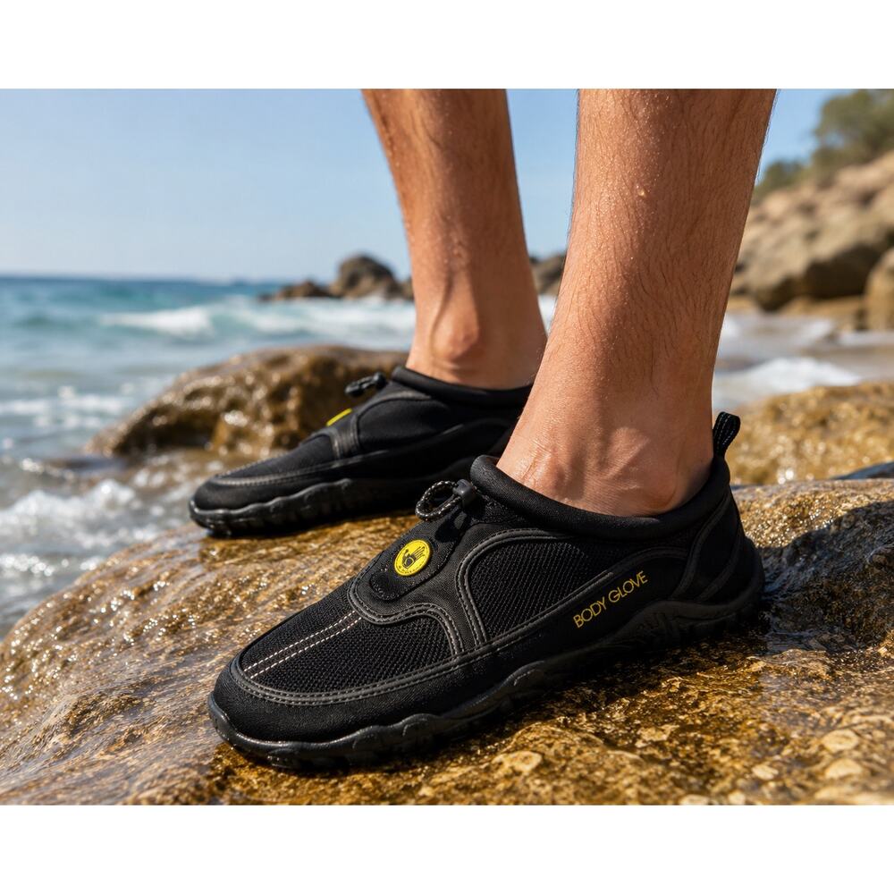 Body Glove Barefoot Water Shoes Black Men’s 8 Aqua Swim Beach